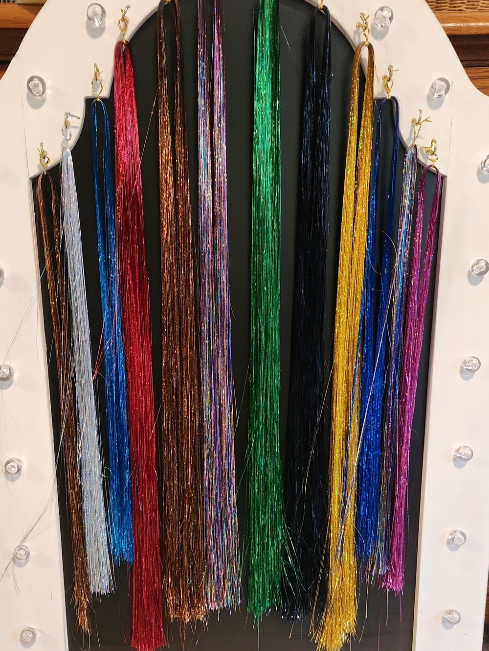 Large Hair Tinsel & Extensions Blond & Brown